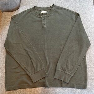 Goodfellow & Co. Forest Green Henley Shirt